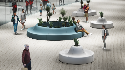 Диван BERKANO Smoov Line Snow White 2025 г.