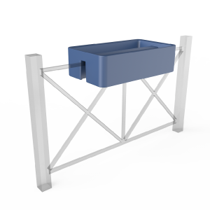 Кашпо BERKANO Vittorio Fence 28 DB Snow White 2025 г.