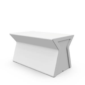 Скамейка BERKANO X-seat Line Snow White