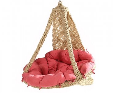 Кресло-гамак №12 (сизаль, без каркаса) 2025 г.