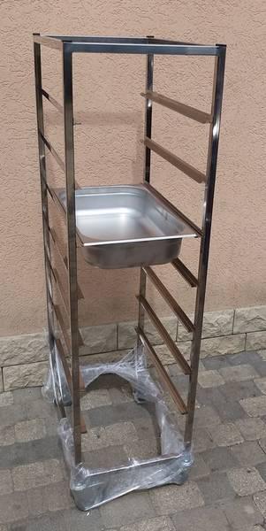 тележка шпилька для гастроемкостей из нержавейки, ТО 45 2024 г.