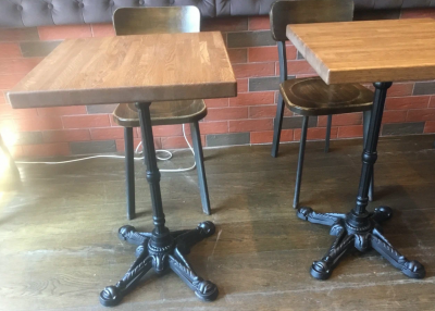 НОЖКА СТОЛА ЧУГУННАЯ, СЕРИЯ BISTROT, ЧЕРНАЯ, ДЛЯ БАРА, АРТИКУЛ 3063 КЛАССИКА