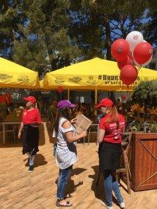 Зонт для кафе телескопический 4х4 м. 2024 г.