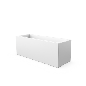 Кашпо BERKANO Cubric 30*80 Snow White 2025 г.