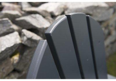 Шезлонг из сосны Тенесси чёрный 2022 г.