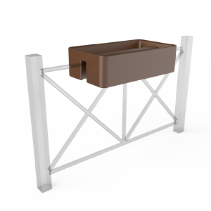 Кашпо BERKANO Vittorio Fence 28 DB Snow White 2025 г.