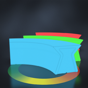 Скамейка BERKANO X-seat Arc Snow White