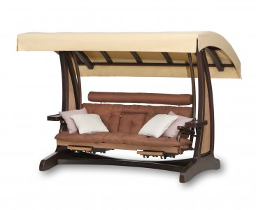 Дачные деревянные качели &quot;Валенсия III&quot; Классик 2025 г.