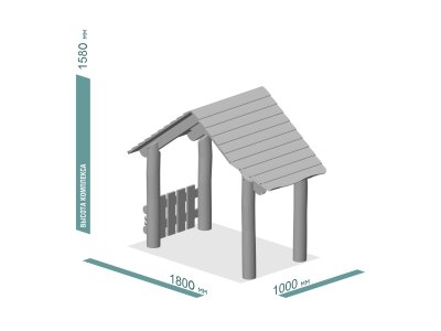 ДЕТСКИЙ ИГРОВОЙ ДОМИК ЭКО 220