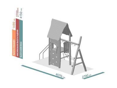 ДЕТСКИЙ ИГРОВОЙ КОМПЛЕКС ЭКО 205