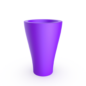 Кашпо BERKANO Vetro 100 Snow White 2025 г.