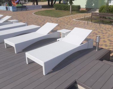 Шезлонг из искусственного ротанга ПАРАМУШИР 2025 г.