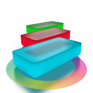 Стол BERKANO Grace средний со стеклом Snow White 2025 г.