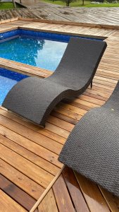 Шезлонг-лежак плетеный КРЫМ 2025 г.