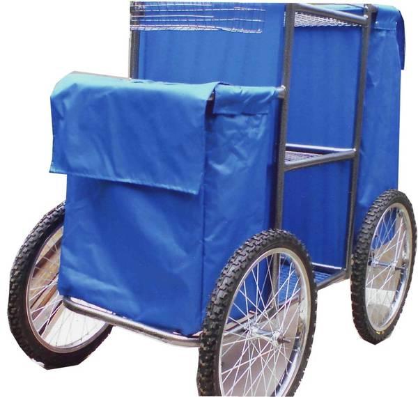 Тележка для горничных на велосипедных колесах для работы по песчаным пляжам, ТГ3 вело