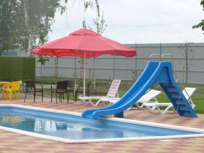 Пляжный зонт Пеликан. Большой пляжный зонт диаметром 4 м., круглый. 2024 г.