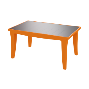 Стол BERKANO Province со стеклом Snow White 2025 г.