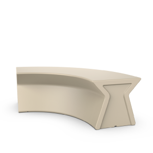 Скамейка BERKANO X-seat Arc Snow White