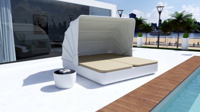 Шезлонг Grace Double Canopy с подушками 2025 г.