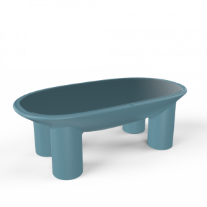 Стол BERKANO SLON со стеклом Snow White 2025 г.