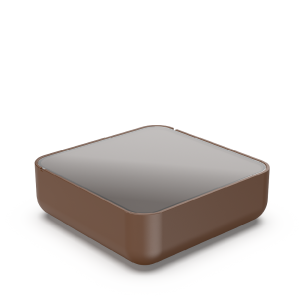 Стол BERKANO Grace с стеклом Snow White 2025 г.