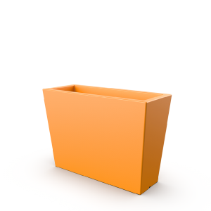 Кашпо BERKANO Trapezio 70H DB Snow White 2025 г.