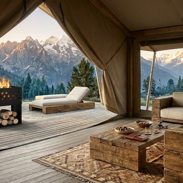 МЕБЕЛЬ ДЛЯ ГЛЭМПИНГОВ И ТУРБАЗ