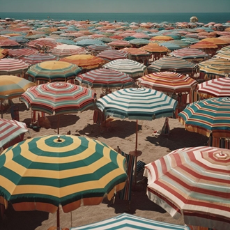 Большие пляжные зонты от производителя КурортСнаб 