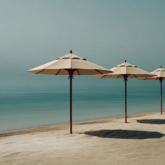 Надежные и прочные уличные большие зонты от производителя