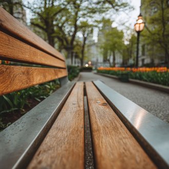 Скамейки металлические МАФ для парков