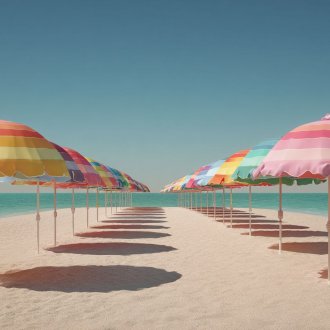 Пляжные зонты большие